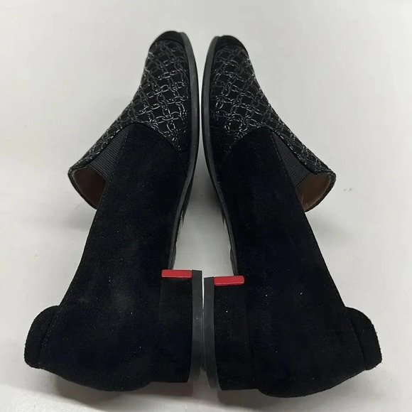 Beautifeel Lexi Loafers Suede Leather Shoes Black Chain Print NWOB Size 36 5 - Picture 9 of 14
